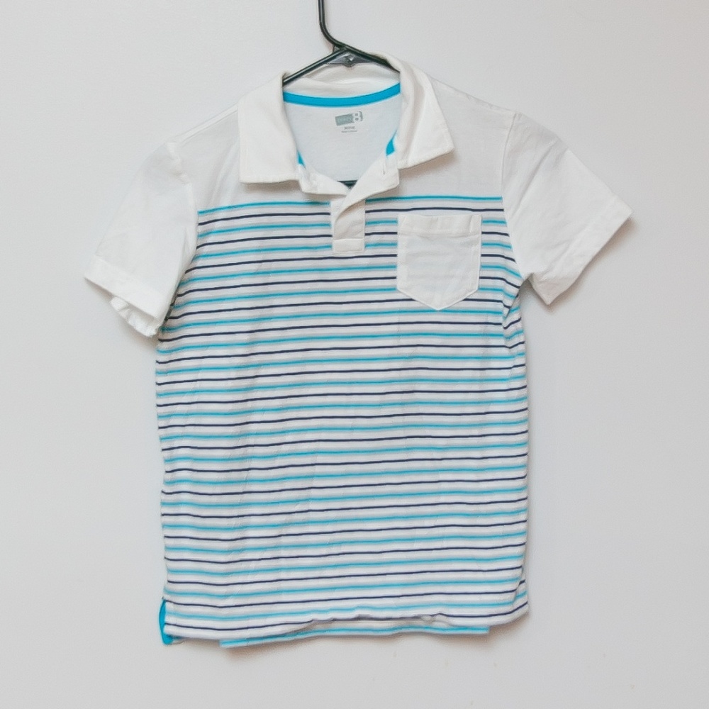 CHILDREN'S PLACE S/S COTTON POLO  SIZE  7/8